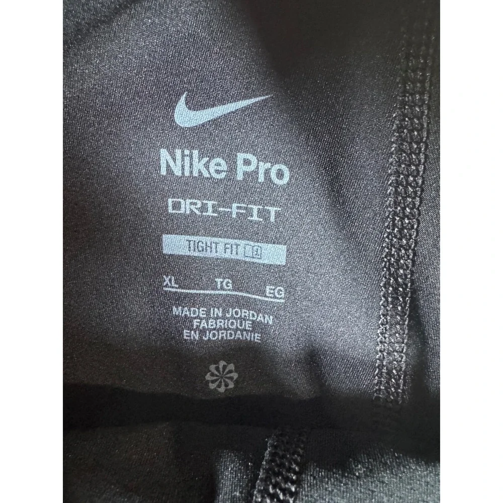 Nike Pro Dri-FIT Men XL Black Compression Tights Athletic Training Leggings‎